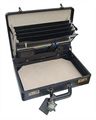 R64 Grained Cowhide Leather Expanding Attache Case (5261)