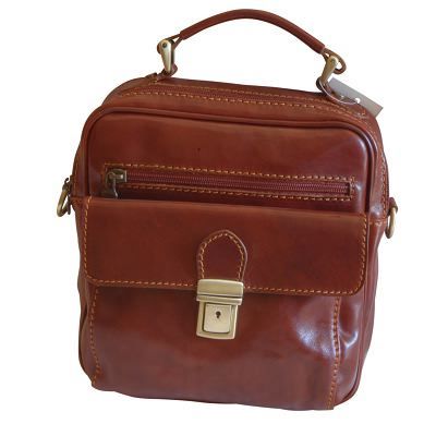 Italian Leather Man Bag (4415)