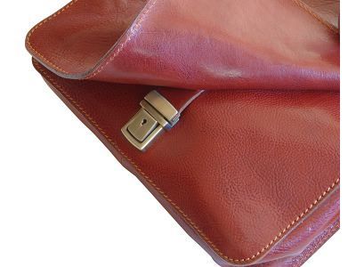 Italian Leather Messenger Bag (4531)