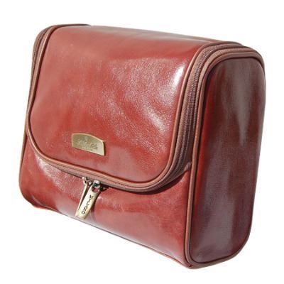 Top Grain Leather Washbag (7601)