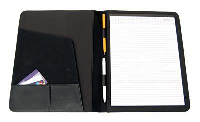 Black 600D Polyester Conference Folder (10650)