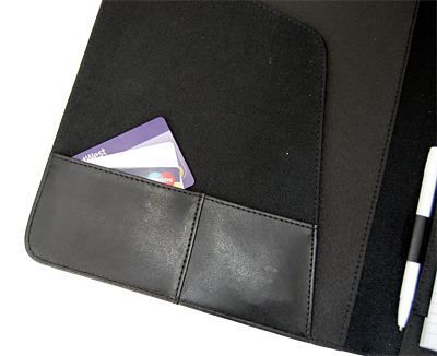 Black 600D Polyester Conference Folder (10650)