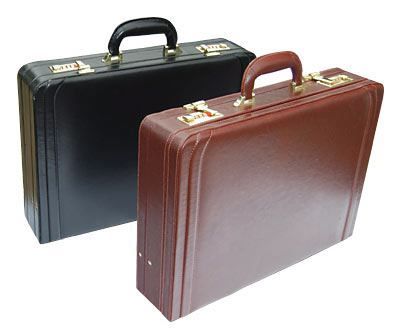 Bonded Leather Expanding Attache Case (1070)