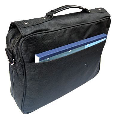 Black Polyester Briefcase (568)