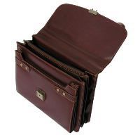 Flapover Briefcase with Folio Pocket (1507)