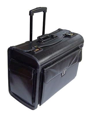 Vinyl Wheeled Laptop Pilot Case (804AC)