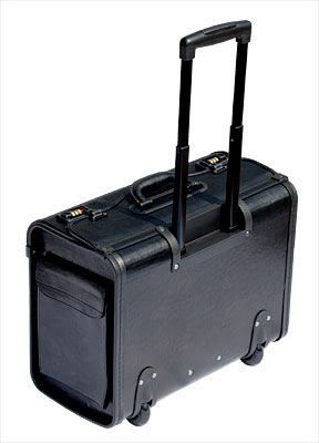 Vinyl Wheeled Laptop Pilot Case (804AC)