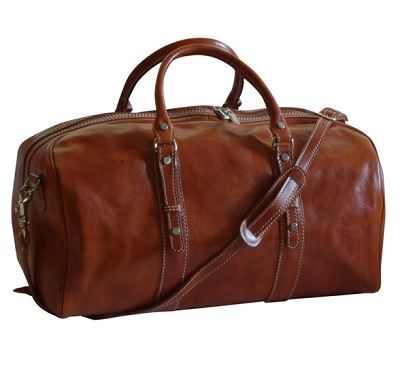 Italian Handmade Leather Holdall (4513 - Small)